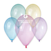 Globo 13"  G120Cristal Surtido 50pcs